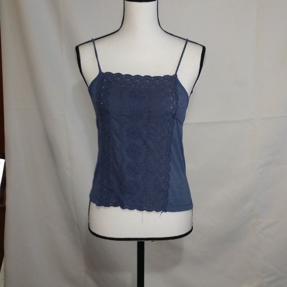 American Eagle Outfitters Tops - Blue/Braided String Straps Camisole